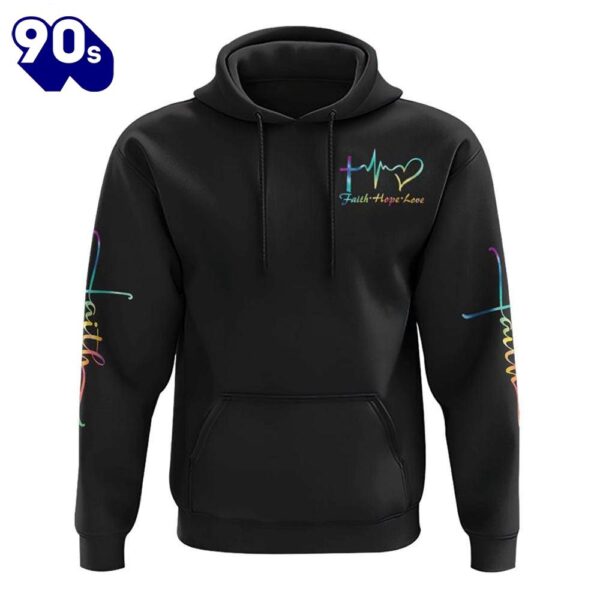 I Can Do All Things Wings Colorful 3D Hoodie
