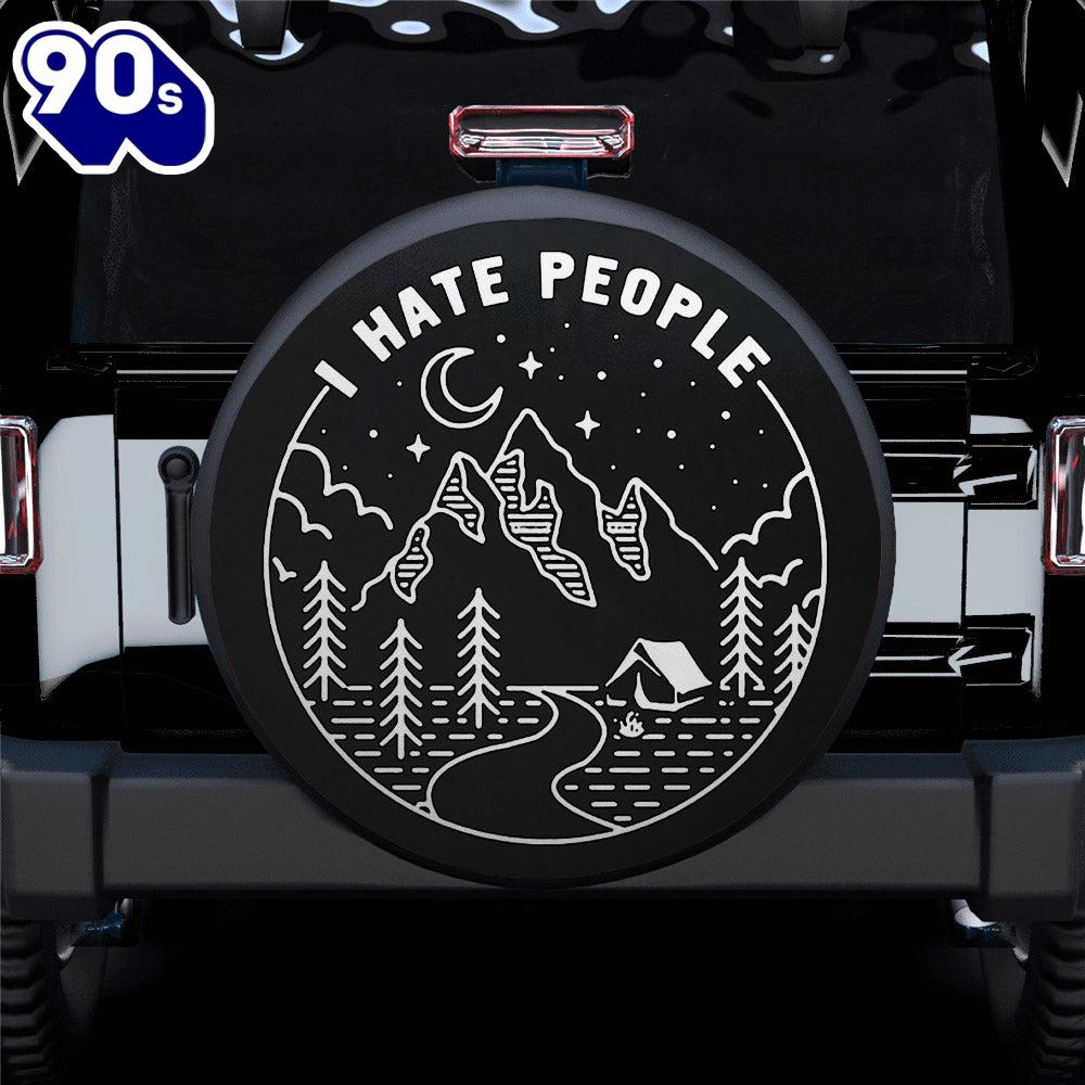 Hippie Tire Covers I Hate People Mountain Car Spare Tire Covers Gift For Campers Hippie Tire Covers I Hate People Mountain Car Spare Tire Covers Gift For Campers