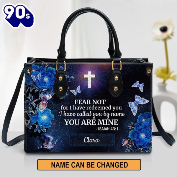 I Have Called You By Name Leather Bag , Christian Bags  Gift For Women Christmas