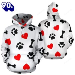 I Love Dog Christmas Hoodie…