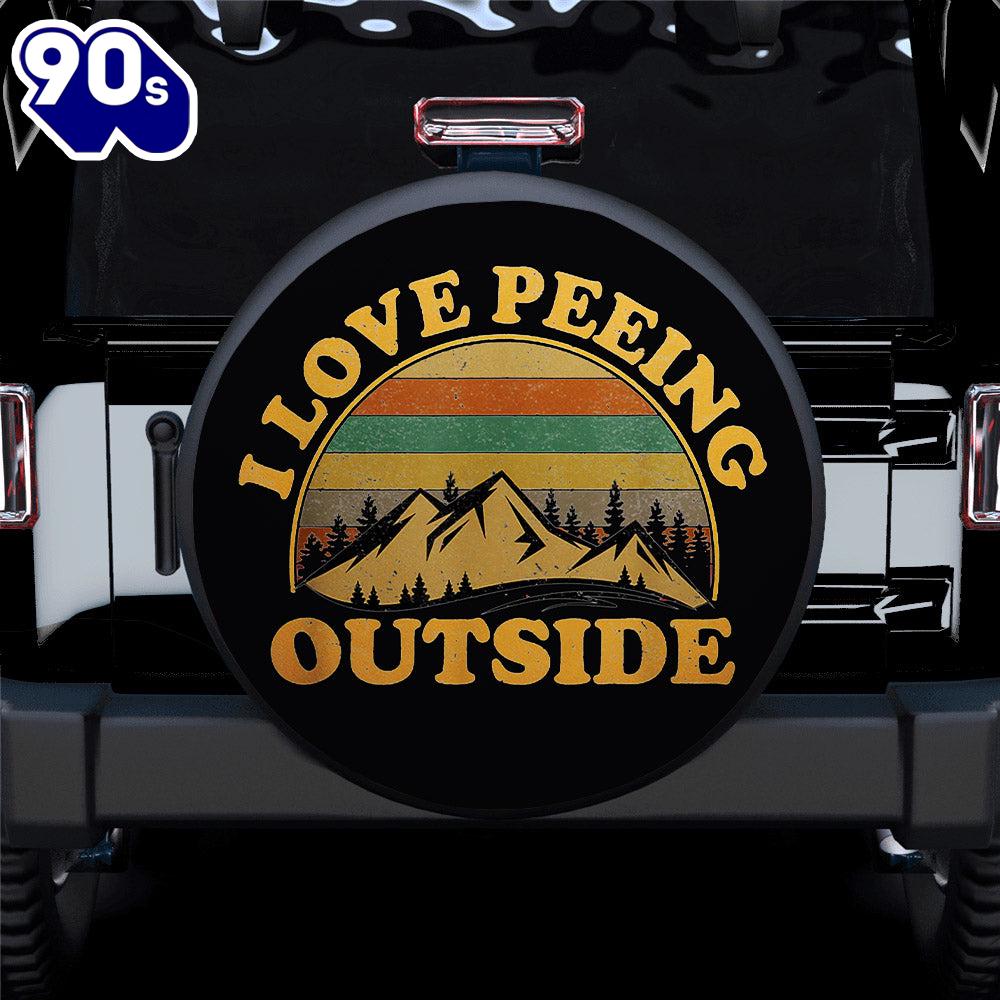 Hippie Tire Covers I Love Peeing Outside Car Spare Tire Covers Gift For Campers Hippie Tire Covers I Love Peeing Outside Car Spare Tire Covers Gift For Campers