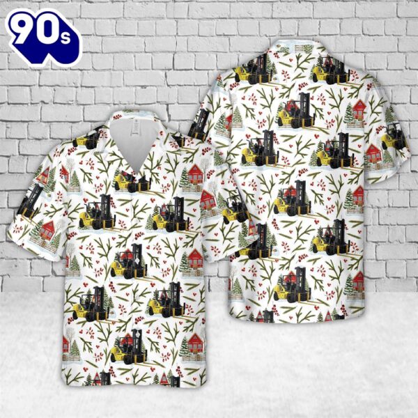 IC Pneumatic Forklift FH7080-2 Christmas Hawaiian Shirt