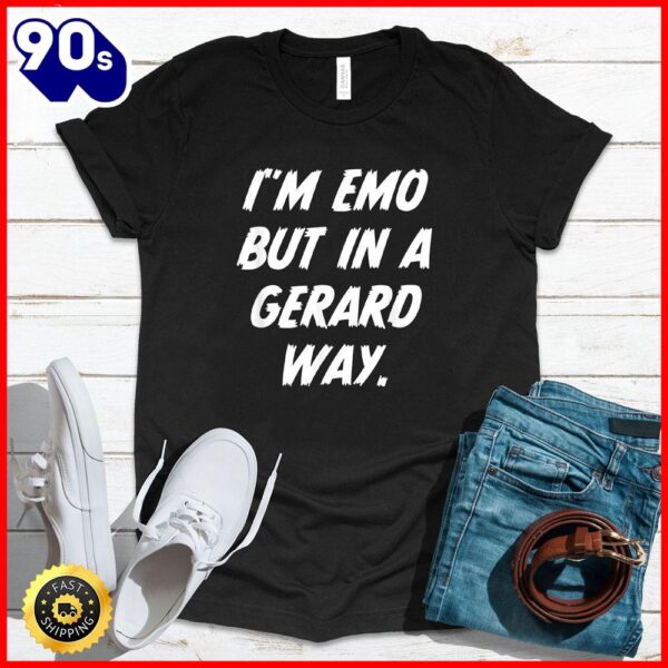Halloween 2025  I’m Emo But In Gerard Way Quote T-Shirt