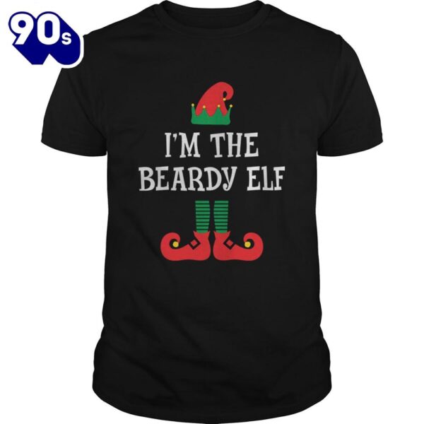 Im The Beardy Elf Matching Group Christmas Shirt Gift Xmas