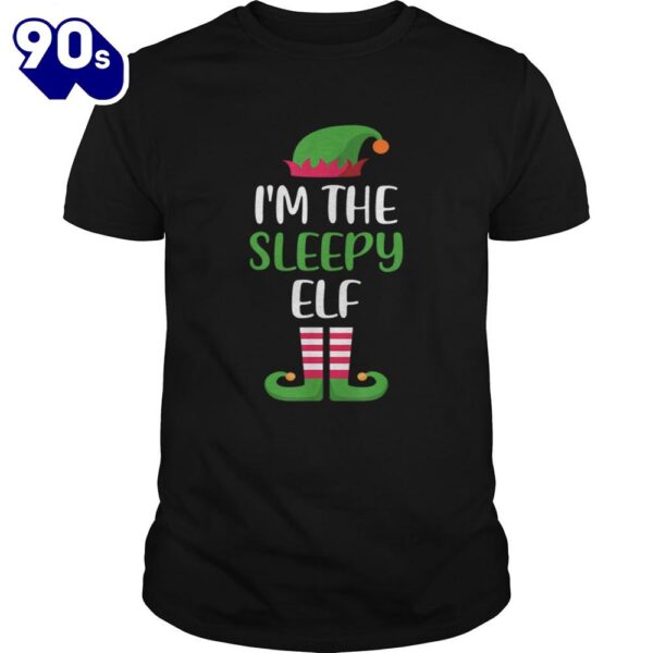 Im The Sleepy Elf Matching  Gift Xmas