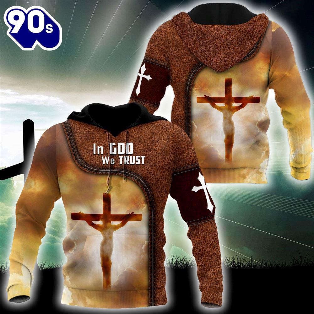 In God We Trust God 3D Hoodie In God We Trust God 3D Hoodie