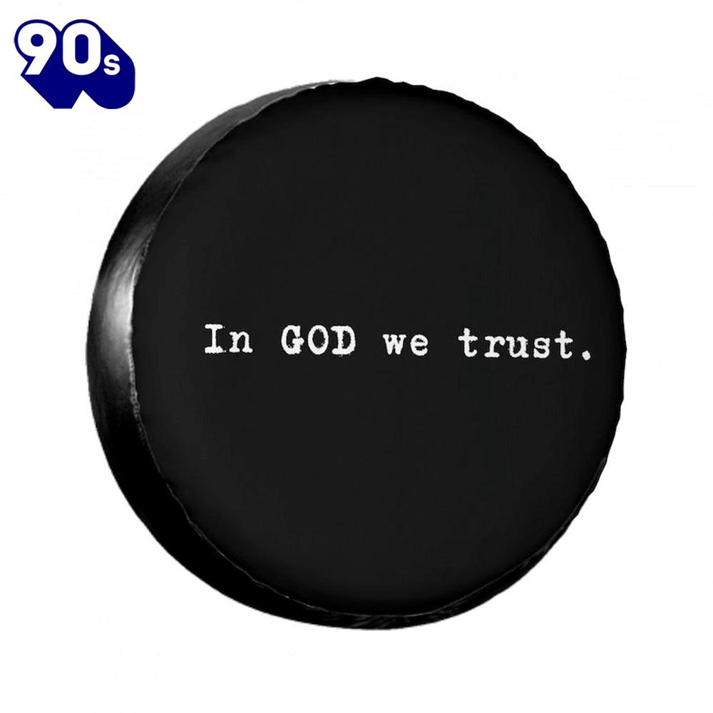 In God We Trust Tire Cove - Religious Christian Spare Tire Cover Car Decor In God We Trust Tire Cove - Religious Christian Spare Tire Cover Car Decor