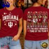 Indiana Hoosiers 2026 NCAA Autumn Festive Cheer T Shirt , Trending NCAA 3D Tee