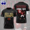 Indiana Hoosiers Football 2026 National Championship 3D Tshirt