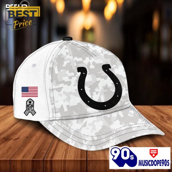 Indianapolis Colts Camo 2024 Salute to Service Hoodie, Jogger, Cap