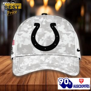 Indianapolis Colts Camo 2024 Salute to Service Hoodie, Jogger, Cap