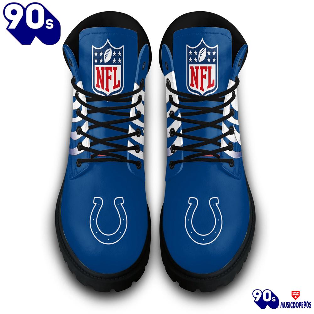 Indianapolis Colts Custom Boots Shoes Idea Gift For Fan Indianapolis Colts Custom Boots Shoes Idea Gift For Fan
