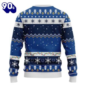 Indianapolis Colts HoHoHo Mickey Christmas Ugly Sweater