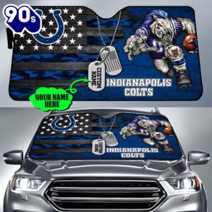 Indianapolis Colts NFL Car Sun Shade For Fans
