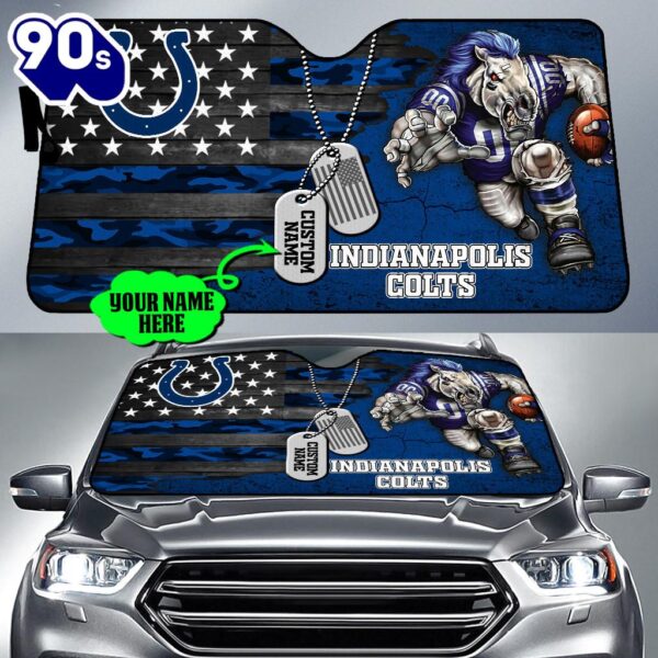 Indianapolis Colts NFL Car Sun Shade For Fans