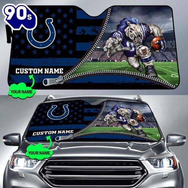 Indianapolis Colts NFL Car Sun Shade