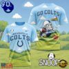 Indianapolis Colts NFL Snoopy Funny All Over Print T Shirt
