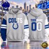 Indianapolis Colts NFL Two Tone Colorblock Varsity Hoodie, NFL Trending Shirt