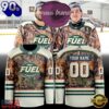 Indy Fuel Mossy Oak Camo Night 2026 Custom Hockey Jersey, Sport Trend 3D Shirt