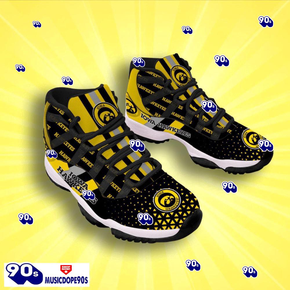 Iowa Hawkeyes Football Team Air Jordan 11 Best Sneakers For Men Women Fans Iowa Hawkeyes Football Team Air Jordan 11 Best Sneakers For Men Women Fans