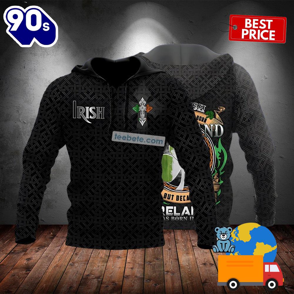 Irish St Patrick Day Black 3D Zip Up Hoodie 2025 Irish St Patrick Day Black 3D Zip Up Hoodie 2025