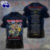 IRMA 3D Apparel New 2025 T-shirt Rock Music 3D Shirt