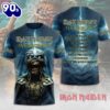 Iron Maiden The mummy Powerslave album 3D Tshirt
