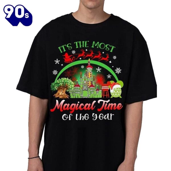 It’s The Most Magical Time Of The Year Disney Christmas Shirt, Merry Christmas Shirts Gift Xmas