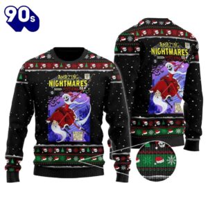 Merry Christmas Jack Skellington Amazing Nightmares Ugly Sweater