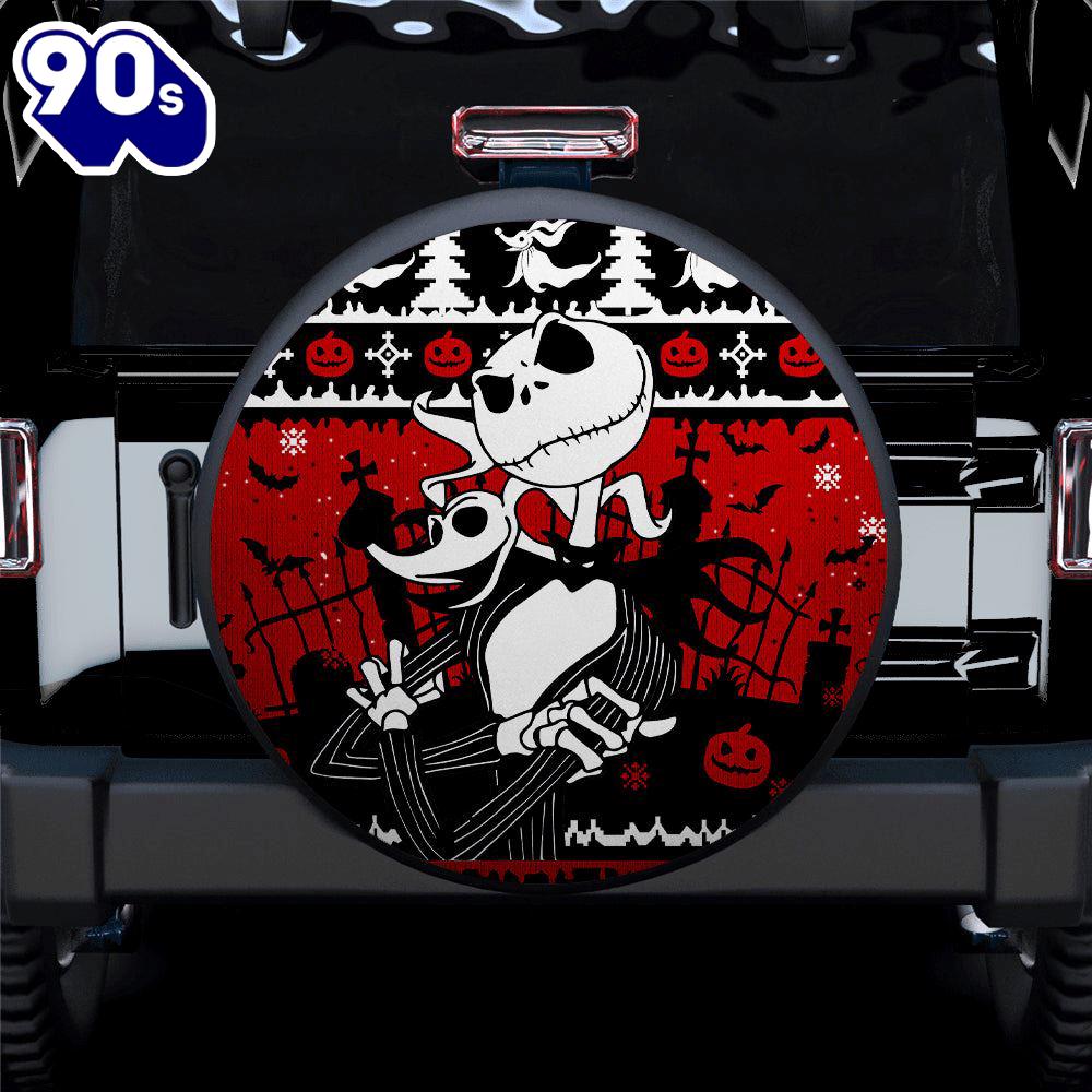 Jack skellington Christmas Nightmare Car Spare Tire Covers Gift For Campers Merry Christmas Jack skellington Christmas Nightmare Car Spare Tire Covers Gift For Campers Merry Christmas