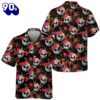 Jack Skellington Flower Pattern Hawaiian Shirt Gift Xmas