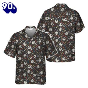 Jack Skellington Horror Hawaiian Shirt Gift Xmas