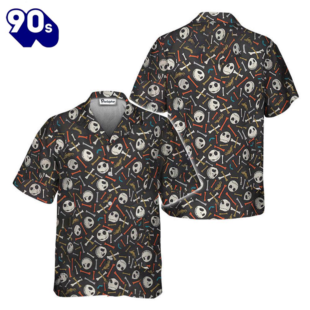Jack Skellington Horror Hawaiian Shirt Gift Xmas Jack Skellington Horror Hawaiian Shirt Gift Xmas