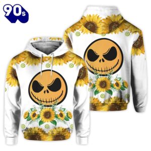 Merry Christmas Jack Skellington Sunflower&hellip;