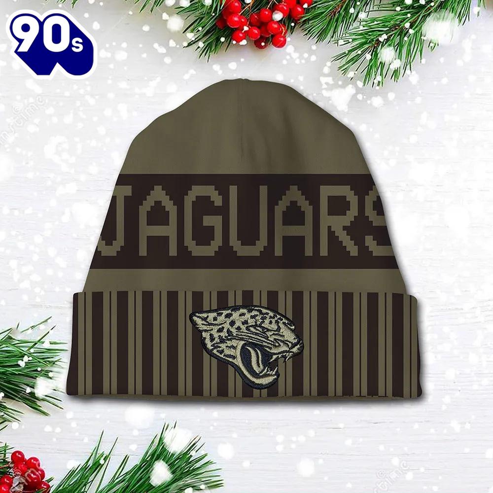 Jacksonville Jaguars 2025 Salute to Service Beanie Hat Jacksonville Jaguars 2025 Salute to Service Beanie Hat