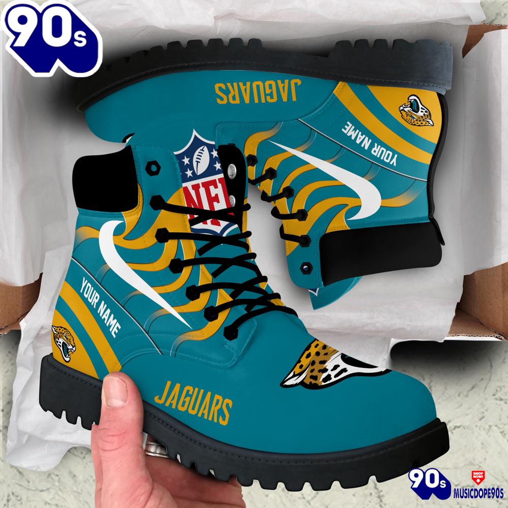 Jacksonville Jaguars Custom Boots Shoes Idea Gift For Fan Jacksonville Jaguars Custom Boots Shoes Idea Gift For Fan