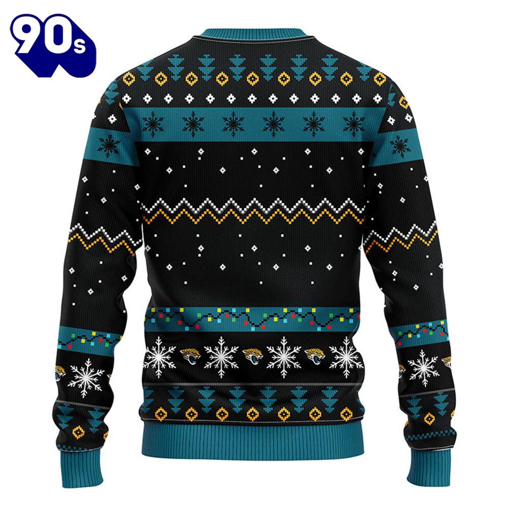 Jacksonville Jaguars HoHoHo Mickey Christmas Ugly Sweater Gift Christmas Jacksonville Jaguars HoHoHo Mickey Christmas Ugly Sweater Gift Christmas