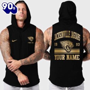 Jacksonville Jaguars Men Workout Hooded Tank Top