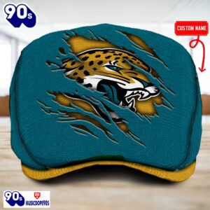 Jacksonville Jaguars NFL Basic Design Personalized Jeff Cap