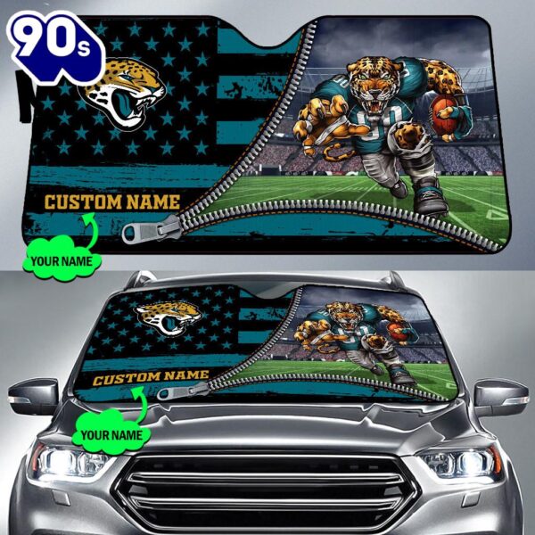 Jacksonville Jaguars NFL Car Sun Shade