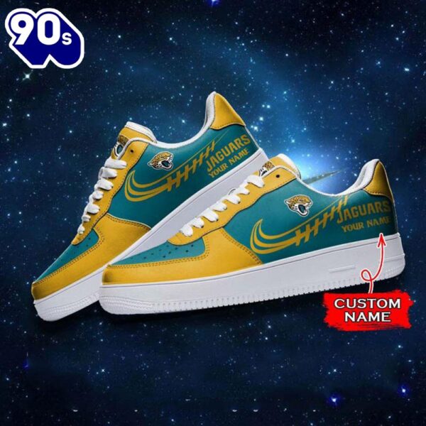 Jacksonville Jaguars NFL Personalized Air Force Sneaker