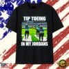 Jacksonville Jaguars Tip Toeing in My Jordans 33 and 20 Touchdown T Shirt, Viral 2D Graphic Tee