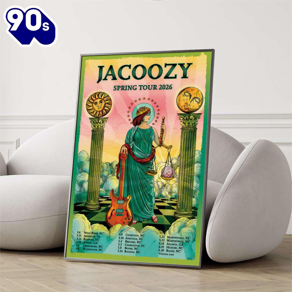 Jacoozy Spring 2026 Shows Poster Jacoozy Spring 2026 Shows Poster