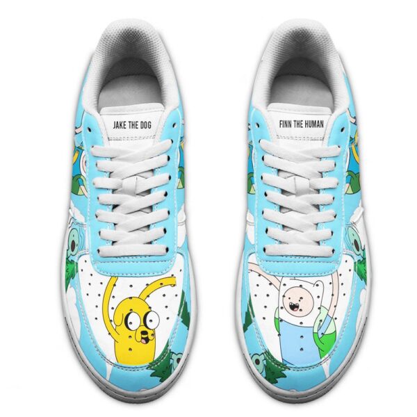 Jake and Finn Air Sneakers Custom Adventure Time Shoes