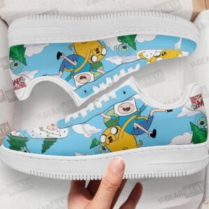 Jake and Finn Air Sneakers Custom Adventure Time Shoes