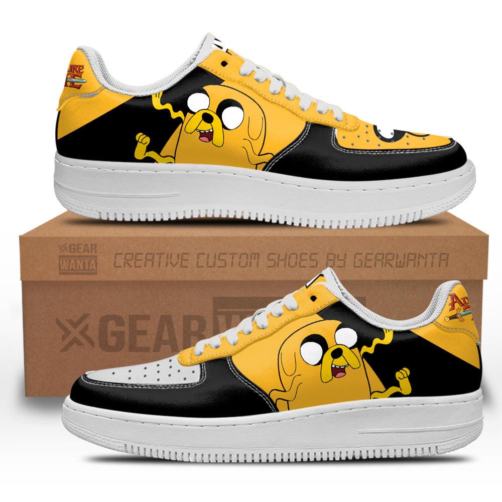 Jake The Dog Air Sneakers Custom Adventure Time Shoes Jake The Dog Air Sneakers Custom Adventure Time Shoes