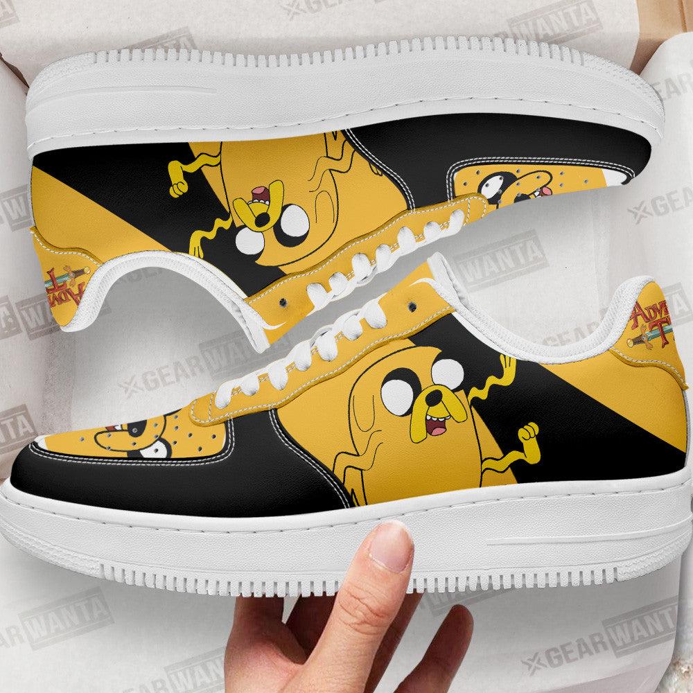 Jake The Dog Air Sneakers Custom Adventure Time Shoes Jake The Dog Air Sneakers Custom Adventure Time Shoes