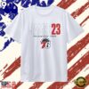 James 23 Philadelphia 76ers Distressed NBA T Shirt , Trend Design Shirt