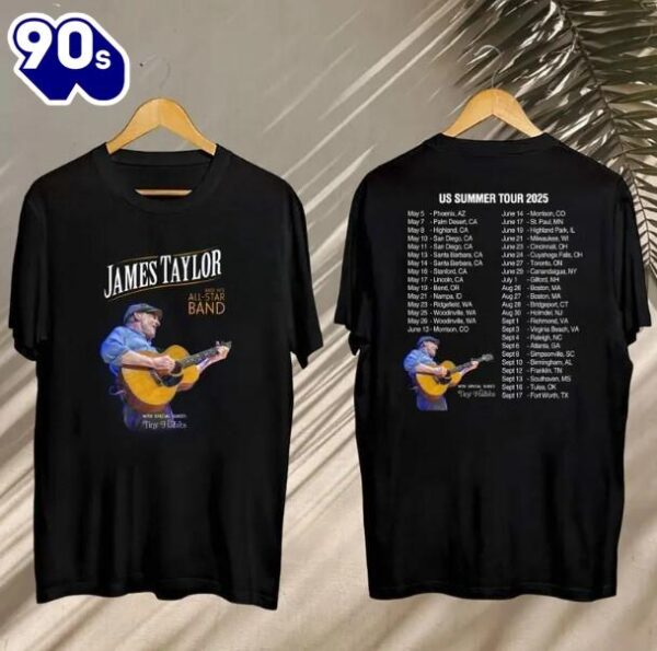 James Taylor Summer Tour 2025 Shirt, James Taylor 2025 Concert For Fans