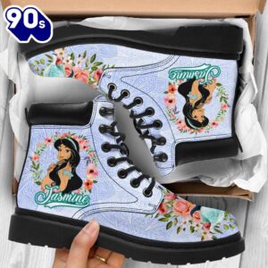 Jamine Princess Leather Boots Shoes Custom